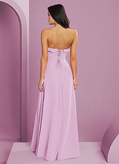 Barbie ♥ Azazie Bridesmaid Dresses Candy Pink A-Line Sweetheart Neckline Chiffon Dress image2