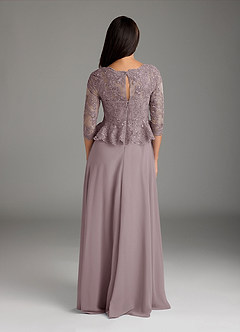 Azazie Averie Mother of the Bride Dresses Dusk A-Line Boatneck Sequins Chiffon Dress image5
