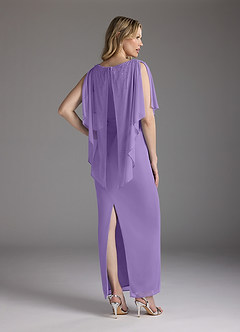 Azazie Aspyn Mother of the Bride Dresses Tahiti Sheath Beaded Mesh Dress image8