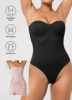 front gaine invisible sans bretelles à bonnets moulés