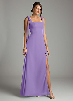 Azazie Debra Bridesmaid Dresses Tahiti A-Line with Pockets Chiffon Convertible Dress image1