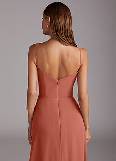 Azazie Marley Bridesmaid Dresses Clay A-Line Off the Shoulder Chiffon Convertible Dress image10
