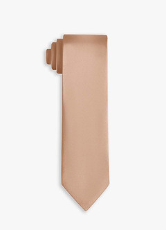 front Stretch Satin Wide Tie