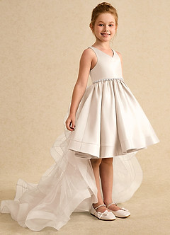 Azazie Julietta Flower Girl Klänningar Klänning Balklänning i Tyll Konvertibel image3