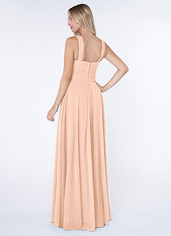 Azazie Kaleigh Bridesmaid Dresses English Rose A-Line Pleated Chiffon Dress image4