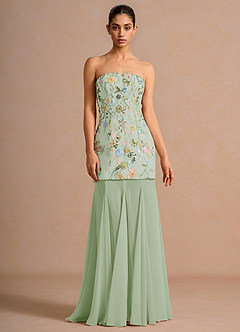 Vestido Verde Claro Maxi Nessa image3