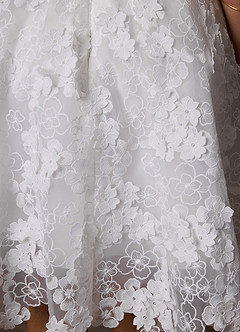 Azazie Cyra Wedding Dresses Diamond White A-Line Lace Dress image7