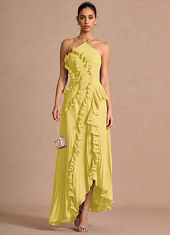 Hatsu Pastel Yellow Maxi Dress image4