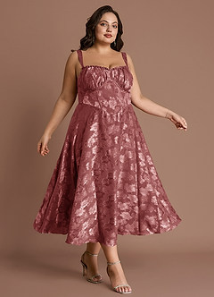 Sylvie Vintage Rose Midi Dress image7