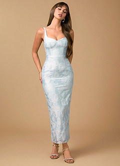 Odette Pale Blue Maxi Dress image1
