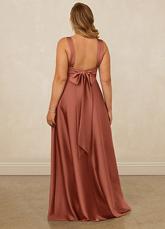Christian Siriano Bridal for Azazie 1001 Bridesmaid Dresses Clay A-Line Sweetheart Neckline Stretch Satin Dress image12