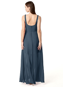 Azazie Renee Final Sale Neptune A-Line with Pockets Chiffon Dress image2