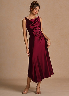 Adriana Merlot Midi Dress image3