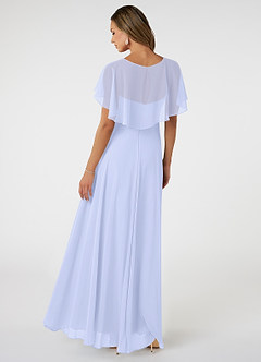 Azazie Jamie Brautjungfernkleider A-Linie Chiffon Kleid Lavendel image5