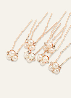 front Minimale Pearl Cluster haarspelden