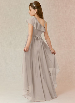 Azazie Mango Junior Frost A-Line Ruched Chiffon Dress image1