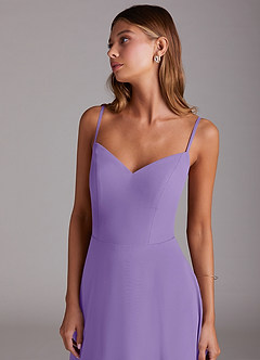 Azazie Marley Bridesmaid Dresses Tahiti A-Line Off the Shoulder Chiffon Convertible Dress image2