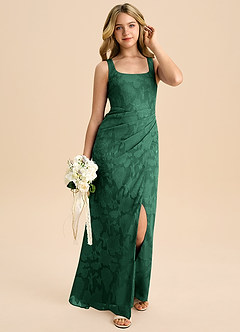 Azazie Mero Junior Klä av Tubklänning i Blommig Utbrändhet Plisserad image6