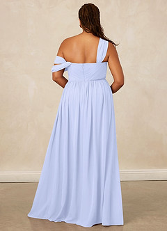 Christian Siriano Bridal for Azazie 1014 Bridesmaid Dresses Lavender A-Line Off the Shoulder Chiffon Dress image17