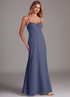 Azazie Breonna Bridesmaid Dresses Stormy A-Line Sweetheart Neckline Chiffon Dress image4