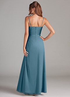 Azazie Aliani Bridesmaid Dresses Bermuda Sheath Strapless Chiffon Convertible Dress image3