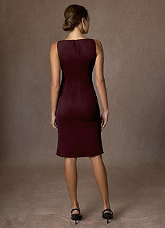 front Kennedy Cabernet Vestido estruturado com elastano