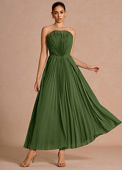 Eurydice Olive Maxi Dress image3