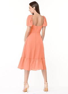 Azazie Baby Final Sale Sunset A-Line Sweetheart Ruched Chiffon Dress image2