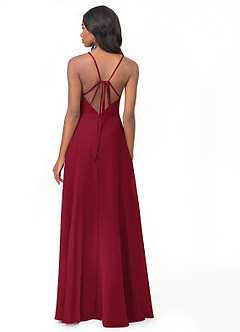 Azazie Everleigh Bridesmaid Dresses A-Line Sweetheart Pleated Chiffon Floor-Length Dress image2