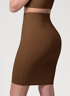 front Højtaljet sømløs shapewear-underkjole