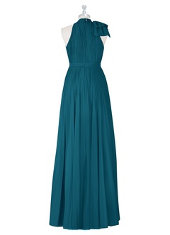 Azazie Cailyn Bridesmaid Dresses A-Line Pleated Chiffon Floor-Length Dress image7