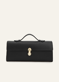 front Vintage Lock Flap Hand Bag