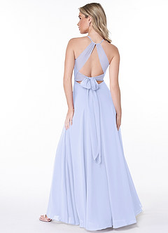 Azazie Evalleen Bridesmaid Dresses Lavender A-Line Pleated Chiffon Dress image6