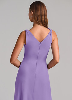 Azazie Nerine Brudtärnklänningar Klä av A-Linje i Chiffong Plisserad Tahiti image7