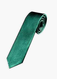front Conjunto de corbata ancha, pañuelo de bolsillo y gemelos de satén metalizado