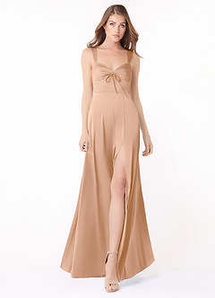 Azazie Alexia Stretch Satin Dress Final Sale  image3