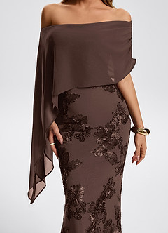 Rhiannon Mocha Brown Maxi Dress image2