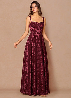 Sylvie Wine Maxi Dress image3