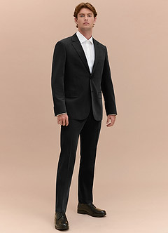 front William Noir veste de costume