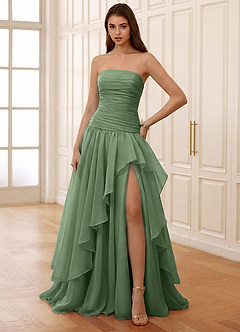Ocavivien Sage Tulle Prom Dress image5