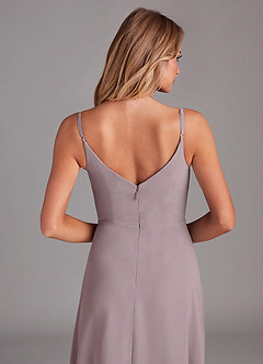 Azazie Daenerys Bridesmaid Dresses Dusk A-Line Cowl Chiffon Dress image7