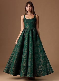Bea Gilded Emerald Gown image1