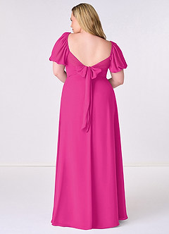 Barbie ♥ Azazie Bridesmaid Dresses Barbie Pink A-Line Pleated Chiffon Dress image8