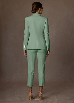front Kennedy Matcha Structured Stretch Dress Pants