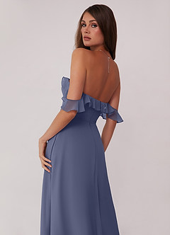Barbie ♥ Azazie Bridesmaid Dresses Stormy A-Line Off the Shoulder Chiffon Convertible Dress image5