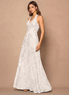 Josee Cloud White Maxi Dress image5
