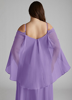 Azazie Cienna Jurken voor bruidsmeisjes Jurk van Chiffon met A-Lijn Off the Shoulder Tahiti image12