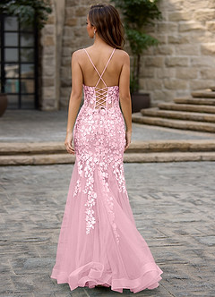 Dentelle Roze Zeemeermin galajurk image2