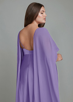Azazie Stefania Robes de demoiselle d'honneur Robe Trapèze en Satin extensible Tahiti image15