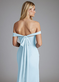 Azazie Solstice Brudepigekjoler Havfrue Stropløs Chiffon Gulv-længde Kjole image2